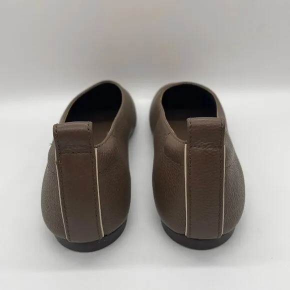 Everlane Flats Shoe Womens Sz 10 Cocoa Brown Leather The Day Glove Flats Ballet