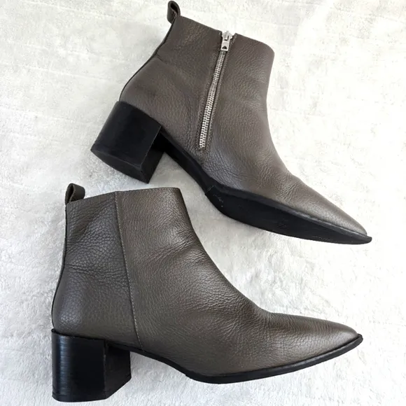 Everlane The Boss Ankle Boots Pointed Toe Dressy Minimalist Casual Booties Sz 10