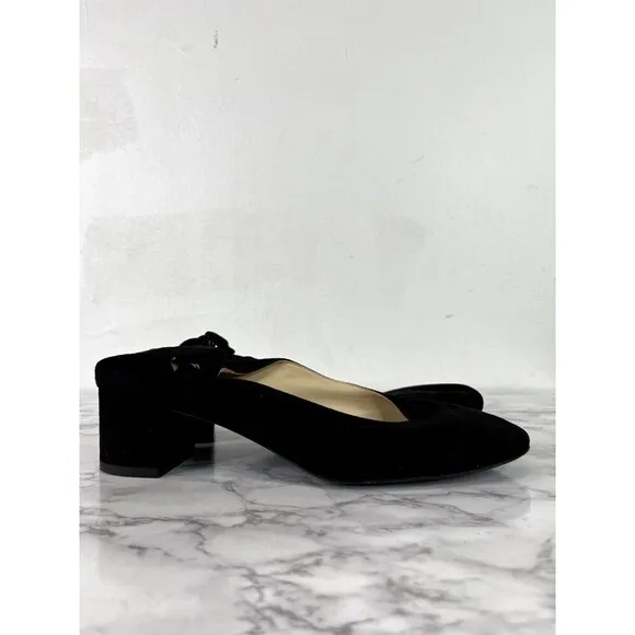 Everlane Women's The Italian Leather Black Heel Size 7.5