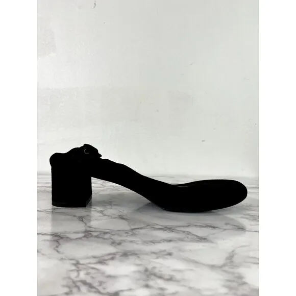 Everlane Women's The Italian Leather Black Heel Size 7.5