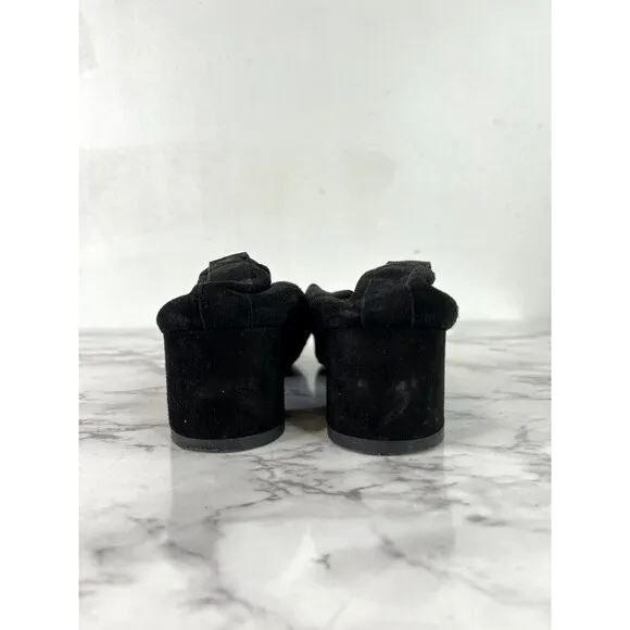 Everlane Women's The Italian Leather Black Heel Size 7.5