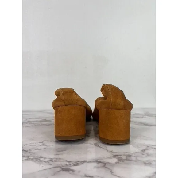 Everlane Women's The Italian Leather Cognac Heel Size 8