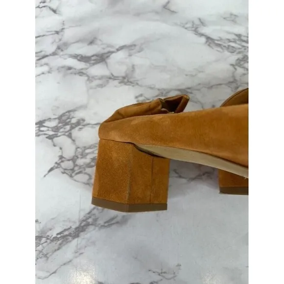 Everlane Women's The Italian Leather Cognac Heel Size 8