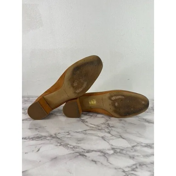 Everlane Women's The Italian Leather Cognac Heel Size 8