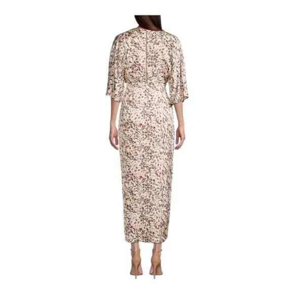 FAME and Partners Sayge Animal Print Midi Dress Size 8