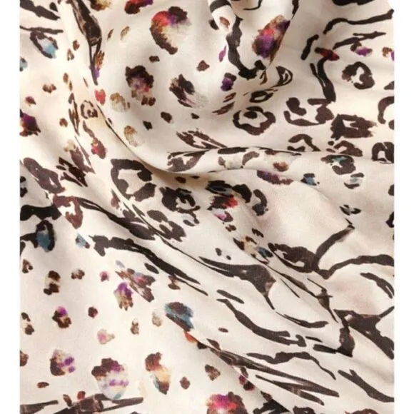 FAME and Partners Sayge Animal Print Midi Dress Size 8