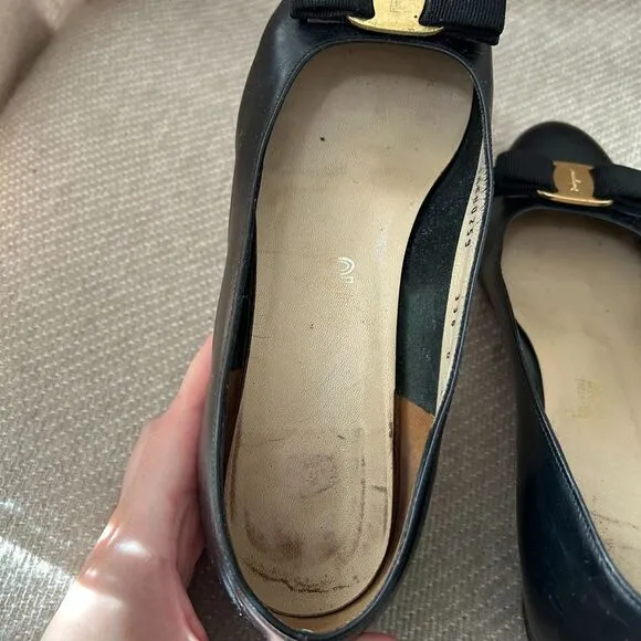 Ferragamo Vara Bow Pump Shoe Flats