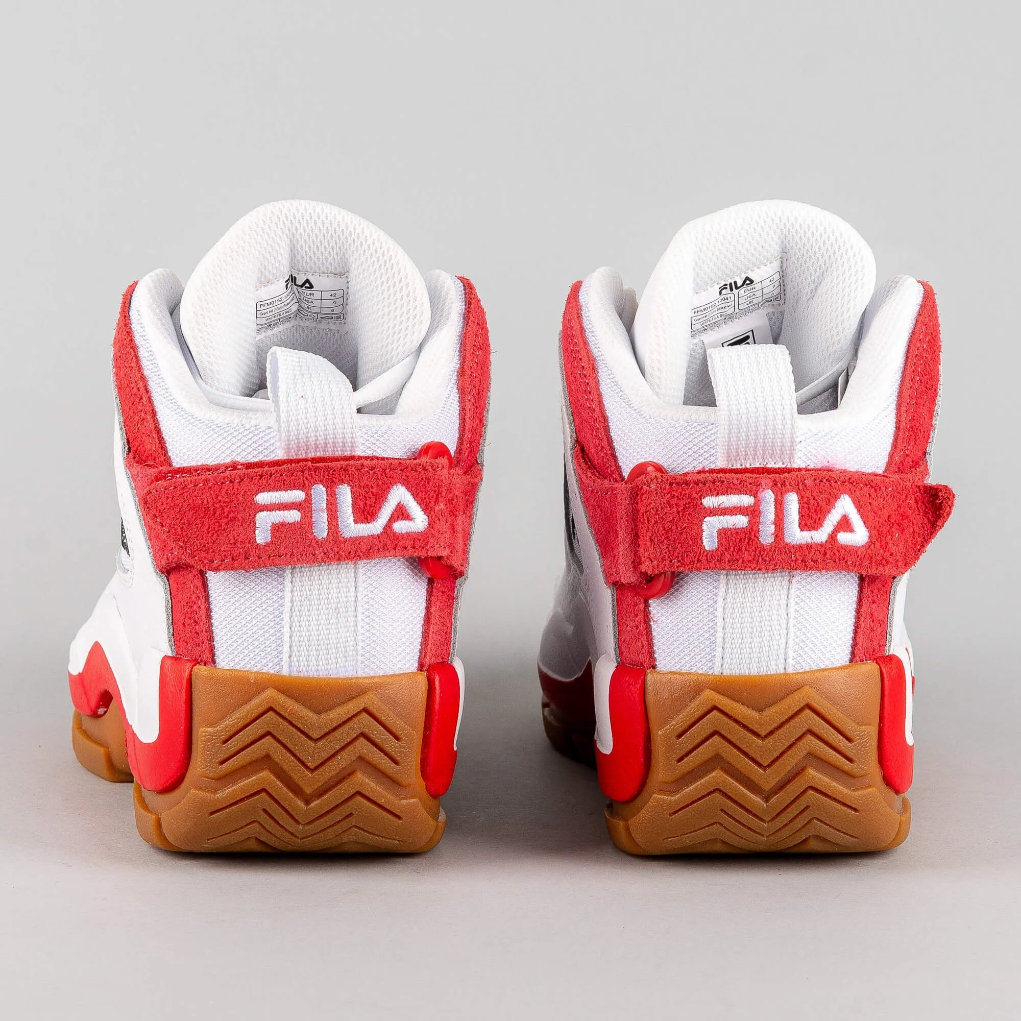 FILA GRANT HILL 2 EURO BASKET mid White-Fila Red
