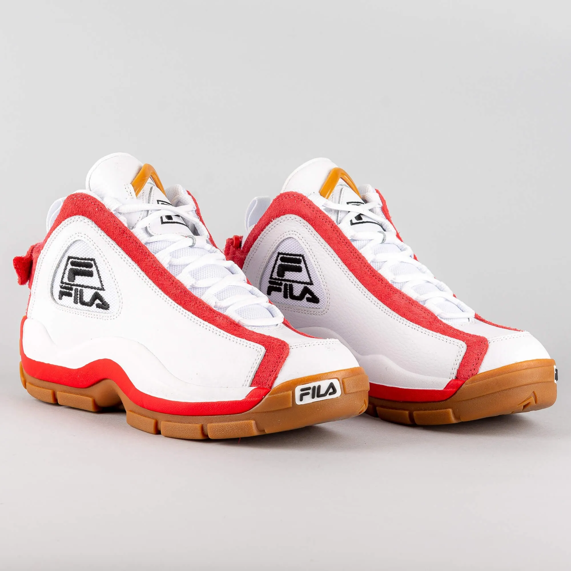 FILA GRANT HILL 2 EURO BASKET mid White-Fila Red