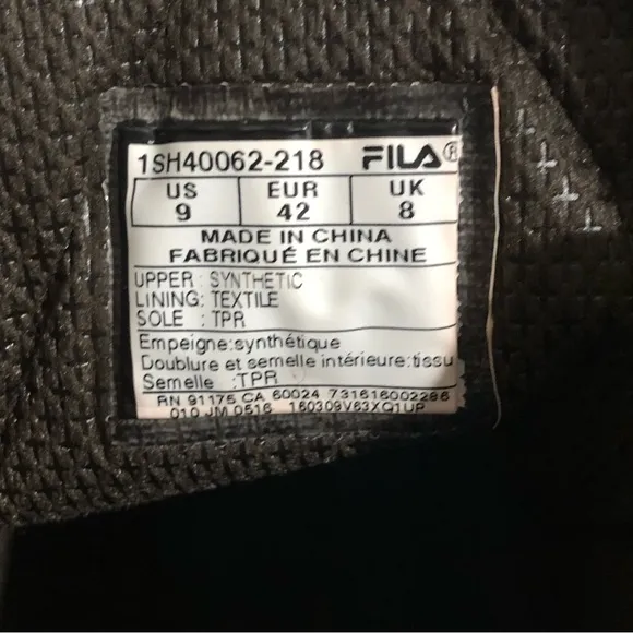 Fila Mens Edgewater Casual Boots