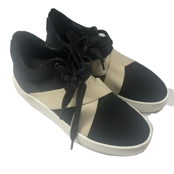 Filling Pieces Sneakers Women Size‎ 6.5 36 EU Crisscross Strap Black