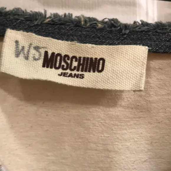 ⚡️FINAL PRICE⚡️ Rare Moschino/Moschino Jeans Denim Flower Power Patchwork Skirt