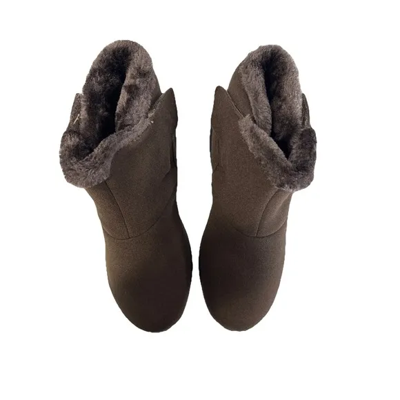 FitVille CozyCore Winter Boots V9 Dark Oak Men Size 12EW