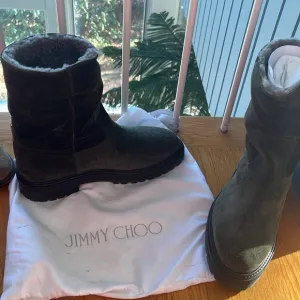 FLASH SALE 🎄🔥🎁❄️🥶Jimmy Choo Suede Shearling Winter Boots