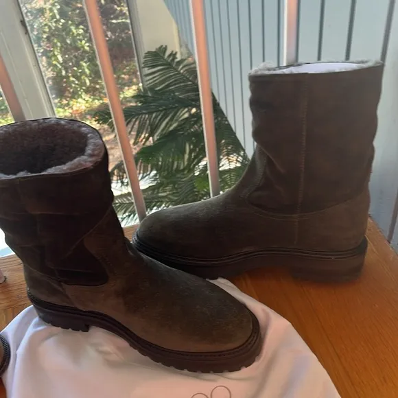 FLASH SALE 🎄🔥🎁❄️🥶Jimmy Choo Suede Shearling Winter Boots