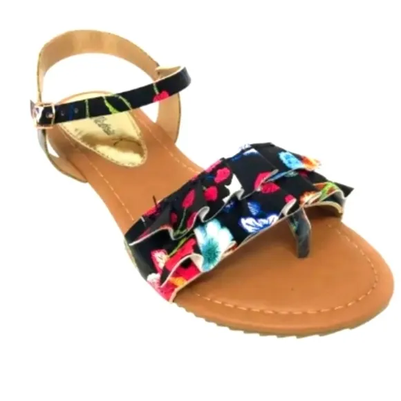 Floral Women's Sandals Sz 8