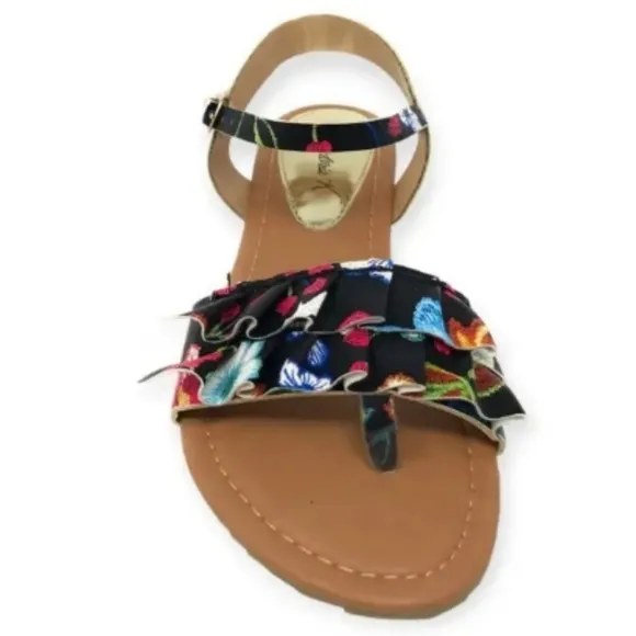 Floral Women's Sandals Sz 8