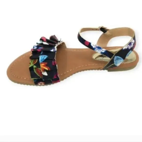 Floral Women's Sandals Sz 8