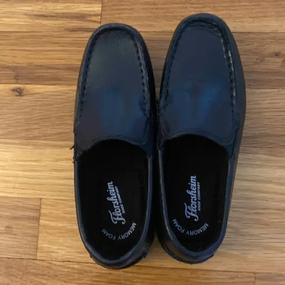 Florsheim Boys Black Leather Dress Shoes Size 2