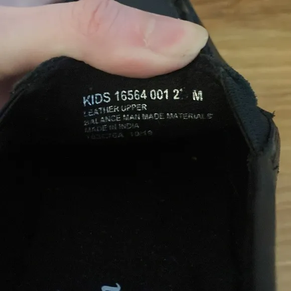 Florsheim Boys Black Leather Dress Shoes Size 2
