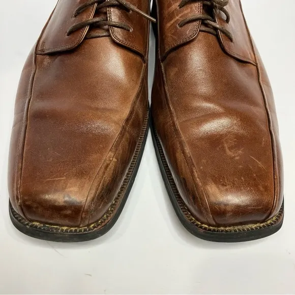 Florsheim brown leather dress shoes size 11
