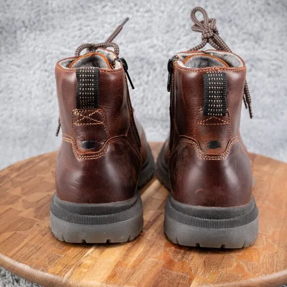 Florsheim Lookout Plain Toe Boot 13396-200-M Mens Brown Casual Dress Boots 7.5 M