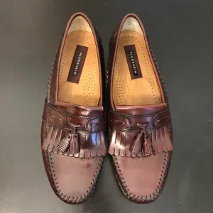 Florsheim Mens Burgundy Brown Leather Loafers