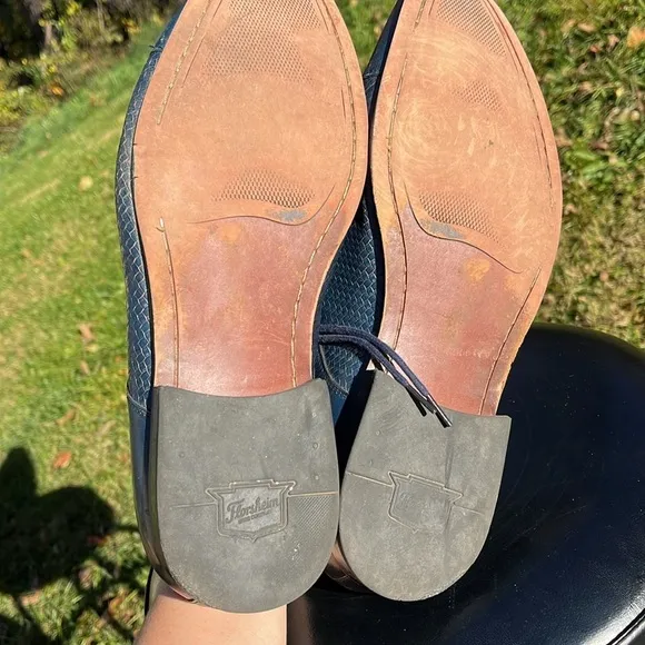 Florsheim Oxford Dress Shoes in blue, leather, men’s size 13