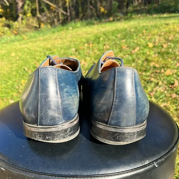 Florsheim Oxford Dress Shoes in blue, leather, men’s size 13