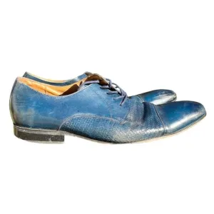 Florsheim Oxford Dress Shoes in blue, leather, men’s size 13