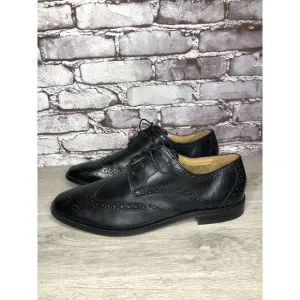 Florsheim Black Leather Wingtip Lace Up Dress Shoes Men Sz 12D US/45EU