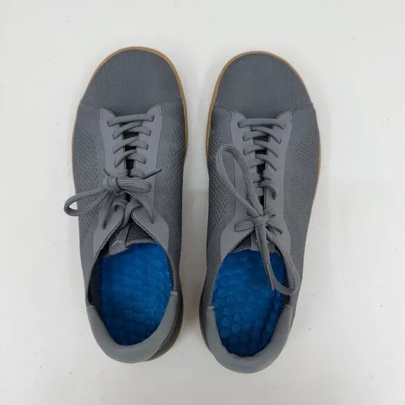 Flux Adapt Trainer Gray Knit Low Top Lace Athletic Sneakers Shoes Mens size 10.5
