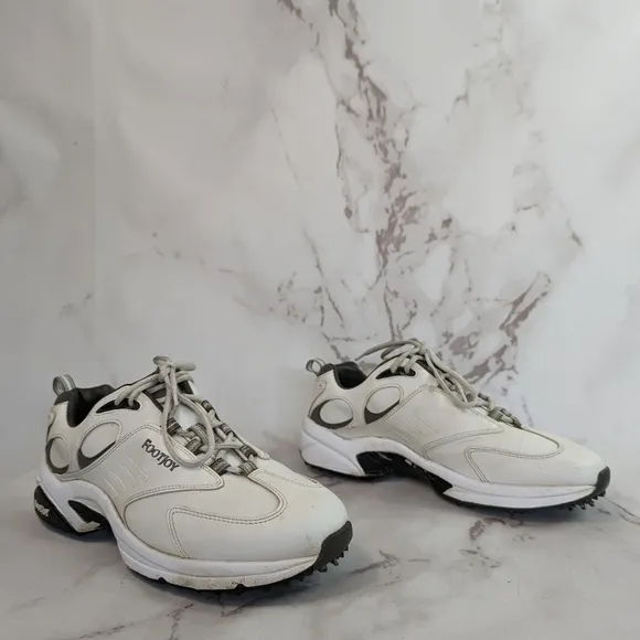 FootJoy White Golf Shoes Size 9.5 M Sneakers Men Greenjoys 45396