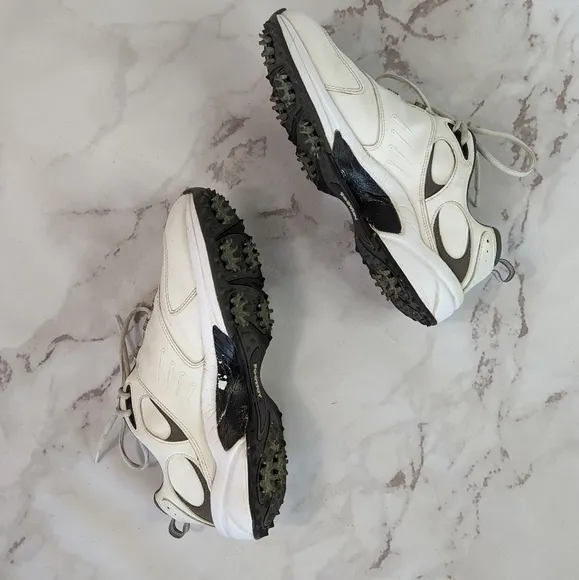 FootJoy White Golf Shoes Size 9.5 M Sneakers Men Greenjoys 45396