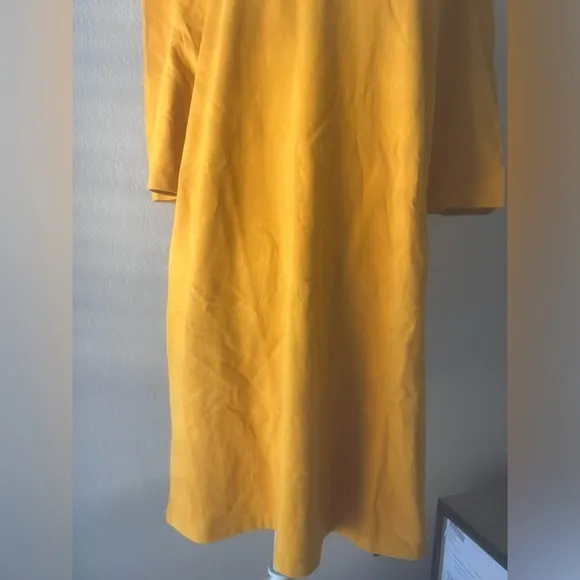 Frankie Shop Women's Knee Length Yellow T-Shirt Dress Size M