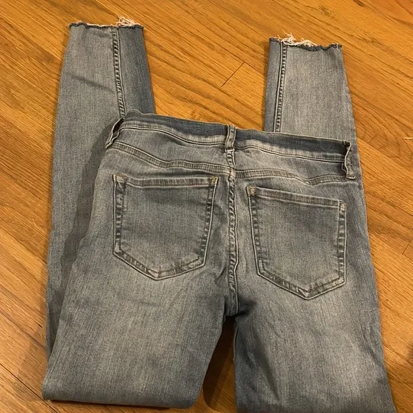 FREE PEOPLE BUTTON UP JEANS 25 | EUC OR NWOT