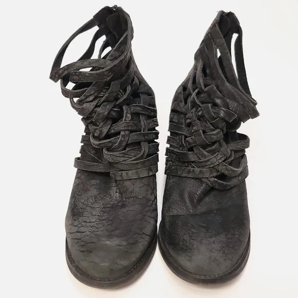 Free People Carrera Heel Boot Size 39 8.5 Slate Womens Shoe Shoes Heels Bootiez