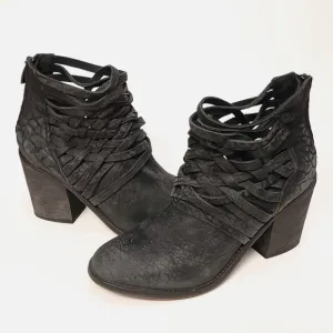 Free People Carrera Heel Boot Size 39 8.5 Slate Womens Shoe Shoes Heels Bootiez