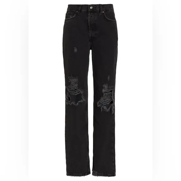 Free People We The Free Lasso Jeans in Washed Black