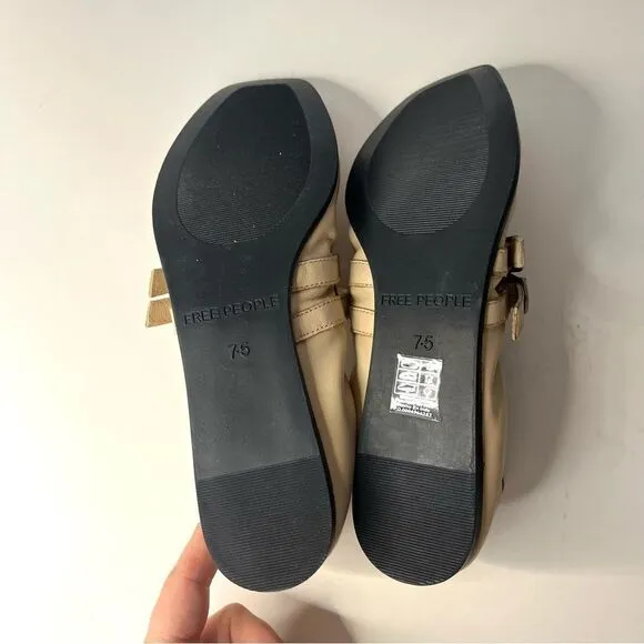 Free People Gemini Ballet Flat Tulle Pink Size 7.5 New In Box