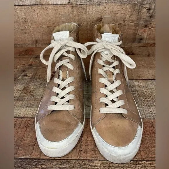 Frye 70047 Dylan High-Calf/GRY High Lace-up casual Sz 9M Boots