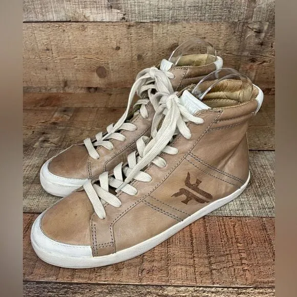Frye 70047 Dylan High-Calf/GRY High Lace-up casual Sz 9M Boots