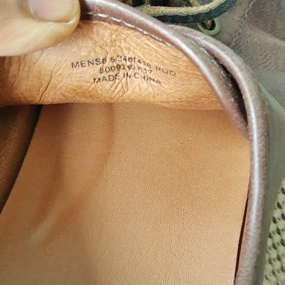 Frye Brown Distressed Leather Shoes