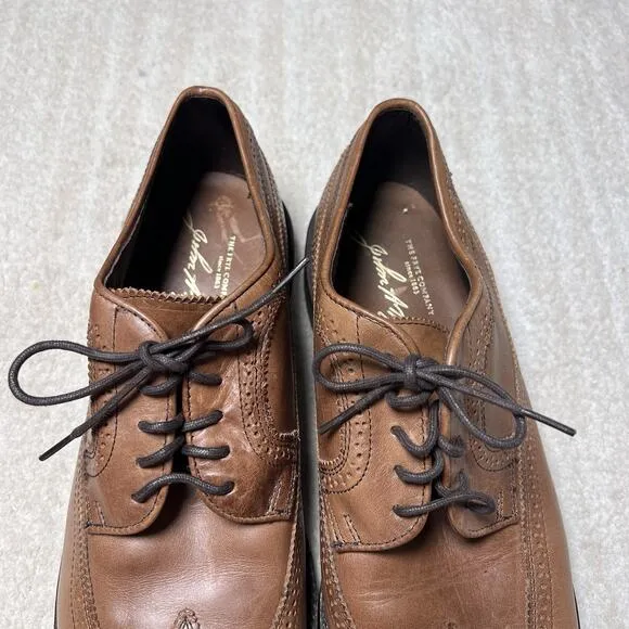 Frye James Wingtip 3484622 Brown Tan Oxford Leather Dress Shoes Mens 11.5 D