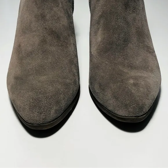 Frye Judith Zip Bootie Women's Ankle Boots Suede Booties Taupe 71735 size 8