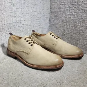 Frye Murray Mens Size 11.5 Taupe Leather Lace-Up Oxford Dress Shoes 3480431.TPE