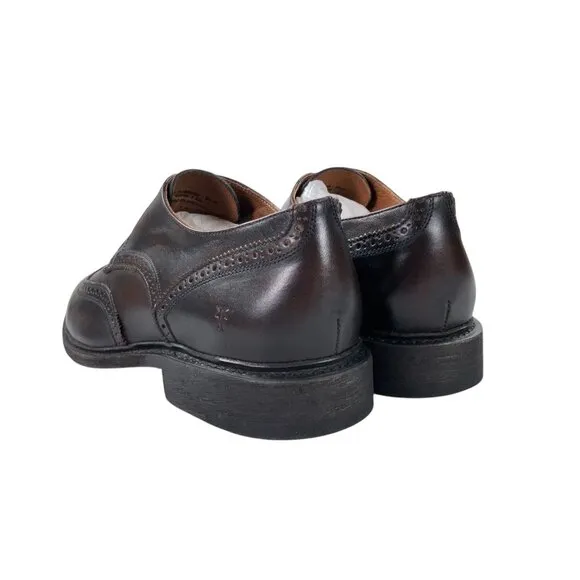 Frye Paul Wingtip Derby Dress Shoes Mens Size 13 D Antique Black NEW