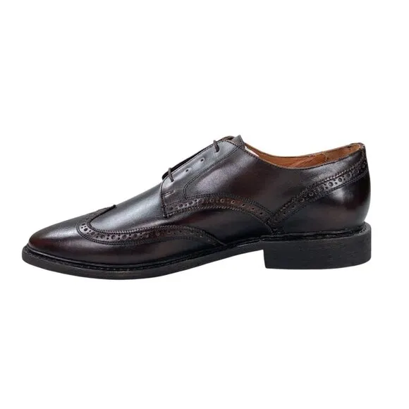 Frye Paul Wingtip Derby Dress Shoes Mens Size 13 D Antique Black NEW