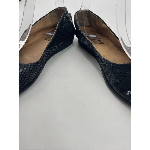 FSNY French Sole NY Zappa low wedge shoe ballet flats shoes made in Italy 6.5