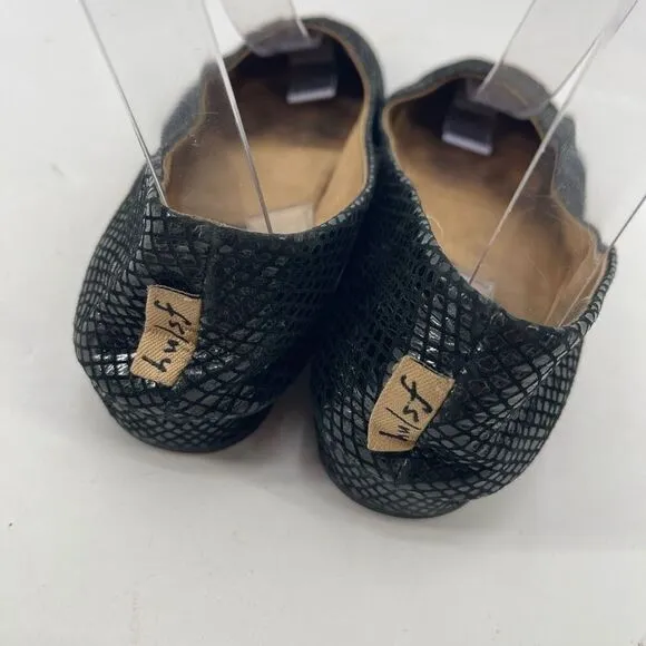 FSNY French Sole NY Zappa low wedge shoe ballet flats shoes made in Italy 6.5